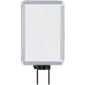 Vertical Swivel Sign Frame, 7" x 11", For 7' Posts, Satin