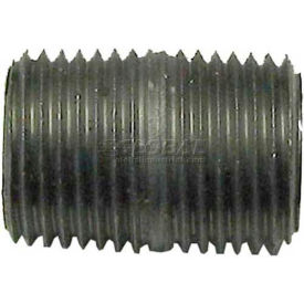 Close Nipple 1/2" Black