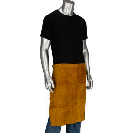 Waist Apron, Golden Yellow, 24" W x 18" L, All Leather