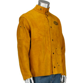 Ironcat 30" Leather Jacket, Golden Yellow, L, All Leather