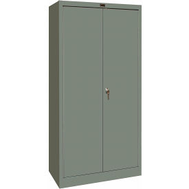 400 Series Commercial Storage Cabinet, 36"W x 18"D x 72"H, Gray, Unassembled