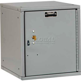 Cubix Modular Locker w/ Key Lock, 11-5/16"W x 12"D x 12-11/16"H, Gray, Unassembled