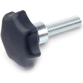 1.26" Diameter Plastic Hand Knob with 1/4"-20 Hole Size 1.21" Hole Depth