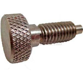 Knurled Retractable Plunger SS Body SS Nose 1x6lbs Pressure 5/16-18 Thread