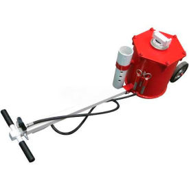 10 Ton Portable Air Lift Jack, 8" Wheels, T-Handle