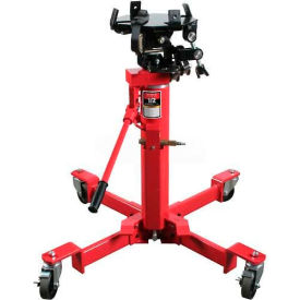 1/2 Ton Air & Hydraulic Telescopic Transmission Jack, Universal Saddle, Foot Activated