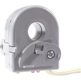 Enclosed Solid-Core AC Sensor, .5-150A, SPST, Adjustable, Wire Leads, 30VAC/DC