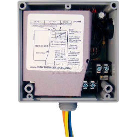 Enclosed Internal AC Sensor W/Relay, Adjustable, 20A, 3PST, 24VAC/DC