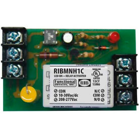 Track Mount Relay / 2.75" / 15A / SPDT / 10-30VAC / DC / 208-277VAC