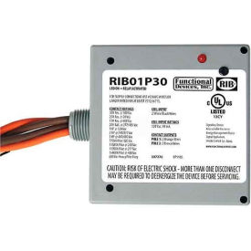 Enclosed Power Relay, 30A, DPST, 120VAC