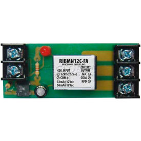 Enclosed Polarized Track Mount Relay, 2.75", 15A, SPDT, 12VAC/VDC