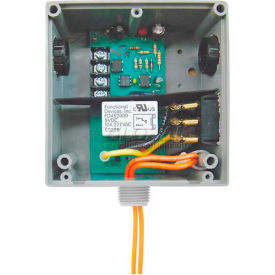 Enclosed Relay, Hi/Low Sep, 10A, SPST, 10-30VAC/DC Power, 5-30VAC/DC, Override