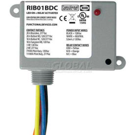 Dry Contact Input Relay, Enclosed, 120VAC, 20A, SPDT