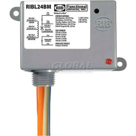 Enclosed Latching Relay, 20A, 24VAC/DC, With Aux Contact