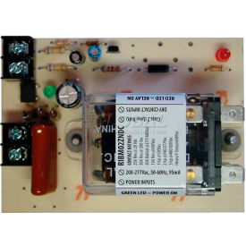 Dry Contact Input Relay, Panel 4" x 2.875", 208-277VAC, 30A, DPDT