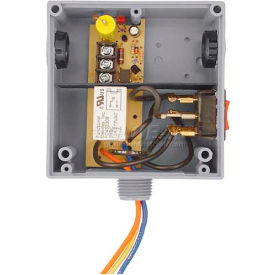 RIB T Style Relay, Enclosed, Hi/Low Sep. 10A, SPDT, 10-30VAC/DC/208-277VAC, Override