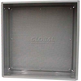 Sub-Panel, Perforated Steel, 23"H x 22.5"W x .25" Thick