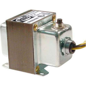 Transformer TR100VA001, 100VA, 120-24V, Single Hub, Foot Mount, Circuit Breaker