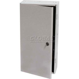 NEMA 1 Enclosure, 24.5"H x 12.5"W x 6.5"D, W/4" x 18" Track, 18 Ga. Steel