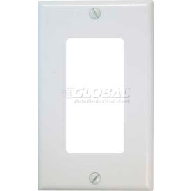 Wall Switch Plate For Wireless Rocker Style Transmitter Switch, White
