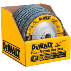 Flap Disc Type 29 4-1/2" x 5/8-11" 80 Grit Zirconia, 5/Pack