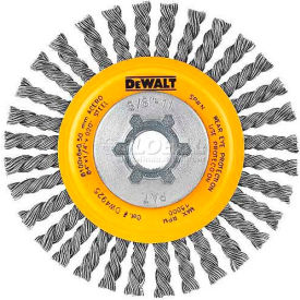 HP Stringer Wire Wheel 4" X 5/8-11" .020" Carbon Wire Carbon Steel, 6/Pack