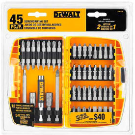 Screwdriving Set w/Toughcase, 45 Pieces