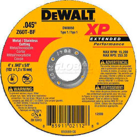 Metal Cutting Wheel - 7" DIA.- .045" Thick Aluminum Oxide, 25/Pack