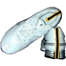 Disposable Heel Grounder, Yellow/Black, Pack Of 100