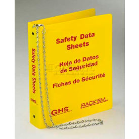 Horizon Mfg. Tri Lingual Three Ring SDS Binder, 3"W
