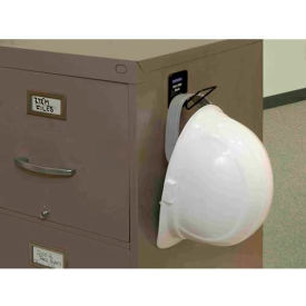 Magnetic Mount Hard Hat Rack, 3"L X 3"W X 3-1/4"H