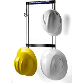 Hard Hat and Coat Rack, 14-1/4"L X 2"W X 23"H