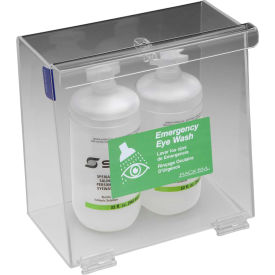 Double Bottle Eyewash Station, 5-1/2"L X 10"W X 10"H
