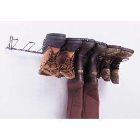 4 Pair Boot Rack, Black, 35"L