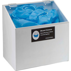 1-Compartment White Hair Net/Beard Cover/Shoe Cover/Arm Protector Dispenser (No Hole)