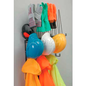 Personal Protect Equipment Storage Rack, PVC Coated, 7-1/2"L