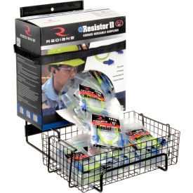 Foam Earplug Dispenser Box Rack With Anti-Spill Wire Tray, 10-1/2"L