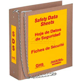 Horizon Mfg. Tri Lingual Eco Friendly SDS Binder, 3"W Binder
