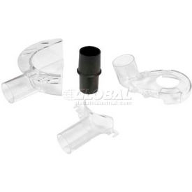 Dust Extraction Kit, 3-Hood, Clear/Black