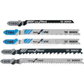 T-Shank Jigsaw Blade Set, Professional Grade, 5-Piece