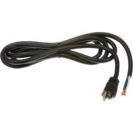 Power Cord, 8'L, 250V, 20A, 3 Wire, 12 Gauge