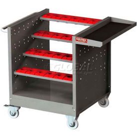 CNC Taper 50 Tool Cart, 20 Tool Holders, 39-1/2"L x 25-1/2"W x 32-1/2"H