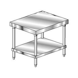 Mixer Stand W/ Undershelf, 16 Ga 430 Stainless Steel Top, 36"W x 30"D