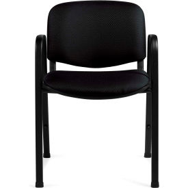 Stacking Chair - Fabric - Black