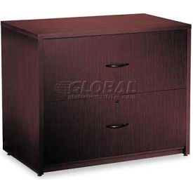 Lateral File Cabinet - 36w x 20d x 29h - Dark Espresso - Genoa Series