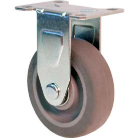 4" Hard Rubber Wheel Rigid Caster - 27-HRO-0412-R