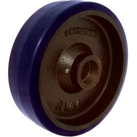 5" x 1-1/2" Urethane on Iron Wheel with Roller Bearing for 1/2" Axle - UIR-0515-08