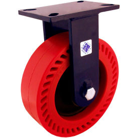 6" Urethane on Iron Wheel Rigid Caster