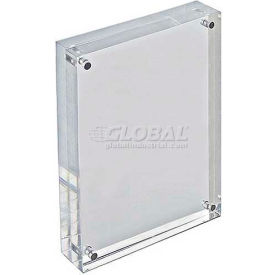 Acrylic Vertical/Horizontal Block Frame, 5" x 7", 1 Piece