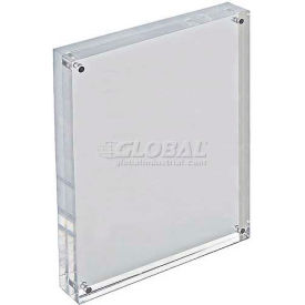 Acrylic Vertical/Horizontal Block Frame, 8.5" x 11", 1 Piece